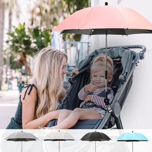 Ultraviolet-proof Adjustable Baby Stroller Umbrella Holder Accessories Mount Multiused Wheelchair Parasol Shelf Bike Connector