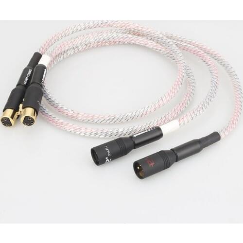 Pair High Quality Valhalla series Audio Interconnect Cable Hifi Balance Audio Cable