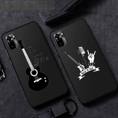 Music violin notes funny Phone Case For Xiaomi Mi Redmi Note 8T 9T 9S 9A 10 7 8 9 Lite pro