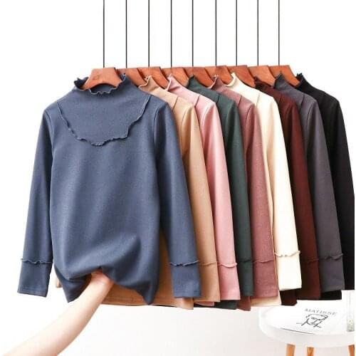 2021 Women Sweater Femme Autumn Round Neck Sweater Long Sleeve Women Solid Color Sweater Jumper Pullover Tricot Pull Femme Y71