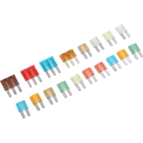 18 Pack Mini Fuse Set 5A 7.5A 10A 15A 20A 25A 30A APM Assortment Kit