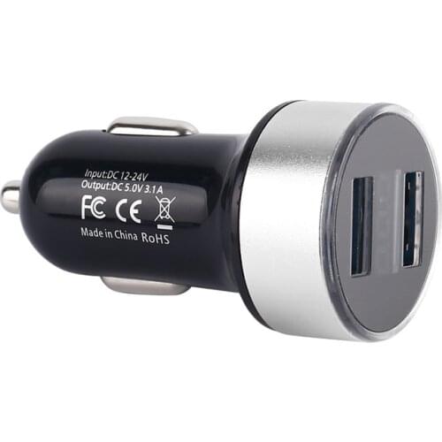 Car charger one with two cigarette lighter converter for Mitsubishi ASX Outlander Lancer Evolution Pajero Eclipse Grandis FORTIS