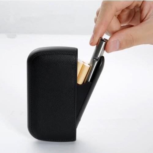 Cigarette case box leather press type smoking accessories Multicolor drop shipping available