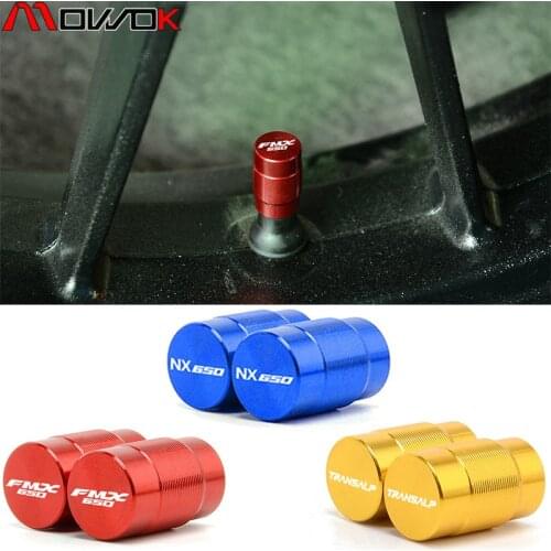 For Honda XLV 600 650 700 TRANSALP DOMINATOR NX 650 FMX 650 Motorcycle CNC Wheel Tire Valve Stem Caps CNC Airtight Covers