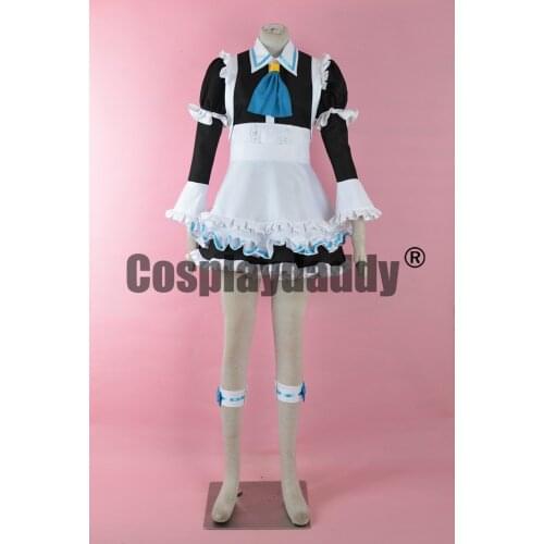 Battle Girl High School: Battle Girl Project Narumi Haruka Maid Dress Cosplay Costume F006