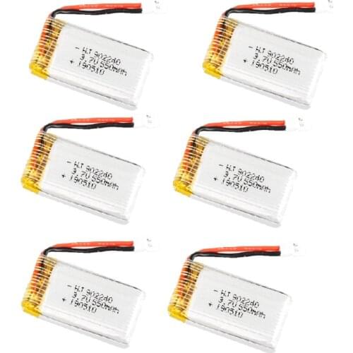 3.7V 550mAh Lithium Battery 902240 Gesture Sensor UFO Aircraft Four Axis Unmanned Aerial Vehicle Battery Helicopter battery