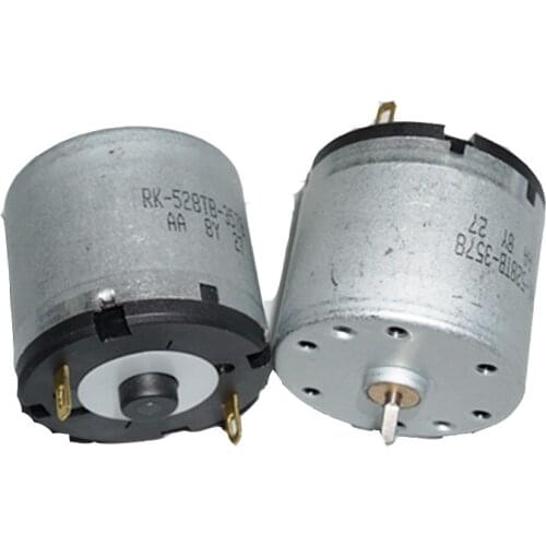 DC 3V 3.7V 6V Micro Mini RK-528 Motor High Speed Motor Copper Carbon Brush Air Pump Deceleration Motor Toy Car Boat Model