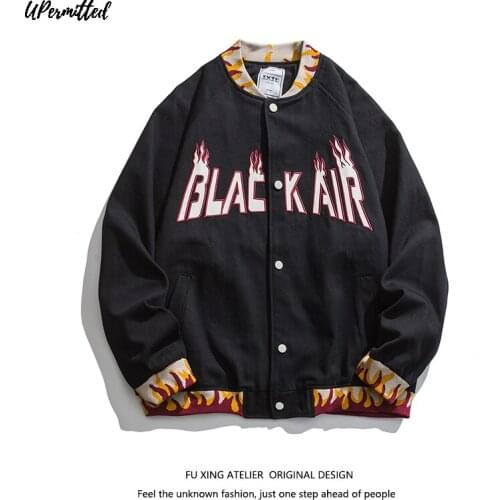 2021 Autumn NEW American trendy baseball collar jacket mens Street casual top couples matching high outstanding quanlity