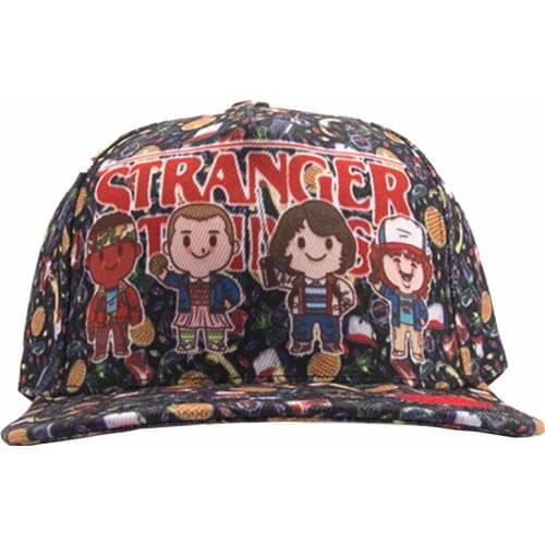 Stranger Things Hats Joyce Byers Jim Hopper Eleven Adjustable Snapback Baseball Caps Adult Casual Sun Hats Hip Hop Cap