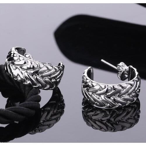 New Arrival 2019 Buddha Stud Earrings Women Gifts Fashion Rock Tire Pattern Buddha Earrings Voor Dames Drop Shipping