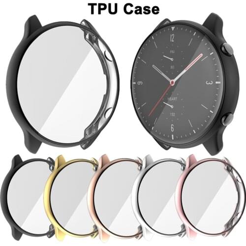 Full Protective TPU Case for Huami Amazfit GTR 2 2e Thin Flexible Replaceable Cover Plating Anti-fall Smart Watch Bumper Shell