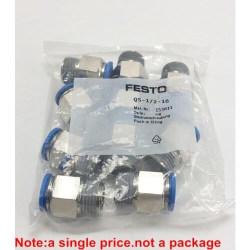 QS-1/2-16 FESTO Quick Through Threaded Joint QS series