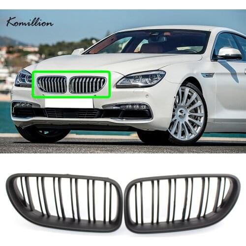 Car Front Bumper Center Kidney Hood Grilles Racing Grills for BMW M6 F06/F12/F13 640i 650i Coupe/Convertible 2012-2017 Parts