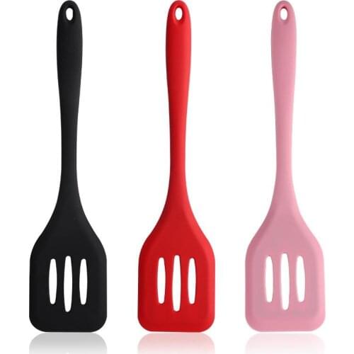 Silicone Spatula For Cooking Non-Stick Slotted Silicone Cooking Turner Kitchenware Stirring Tools Cocina Accesorio