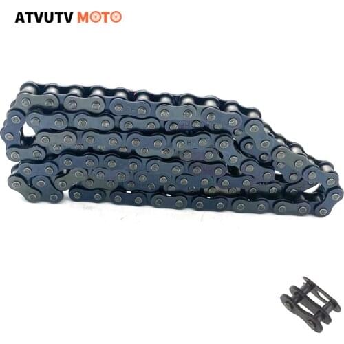 T8F Chain 88L 126L 136L Links With Spare Master Link For 47cc 49cc 2 Stroke Engine ATV Quad Go Kart Dirt Pocket Minimoto