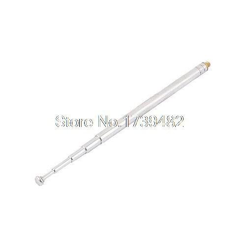 5 Sections 3mm Male Thread Dia Telescopic Antenna for RC Model Car