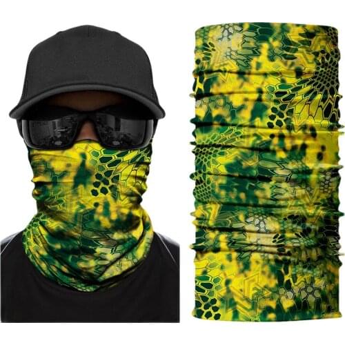 Military 3D Printing Mask Bandana Hunting Face Mask kryptek Typhon Headband Army Camo Buff Scarf Tube Seamless Outdoors Camping