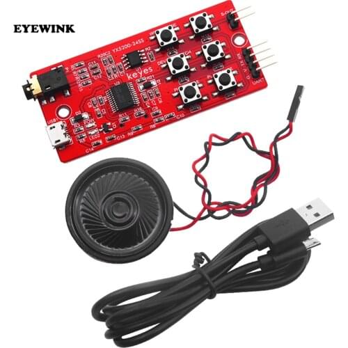 YX5200 MP3 Decoder Mini DFPlayer Audio Voice Module With TF Card Slot for Arduino