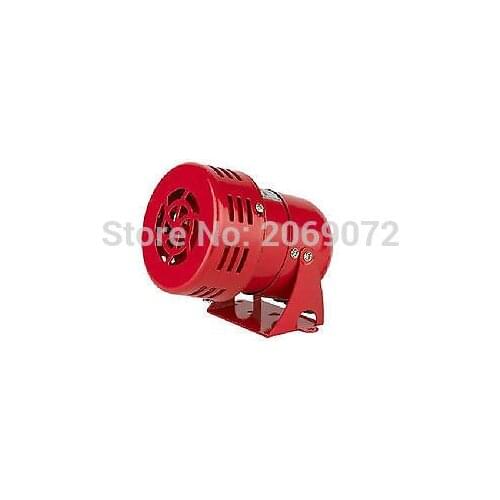 1pcs 220V AC 120dB Red MS-190 Mini Metal Motor Siren Industrial Alarm Sound