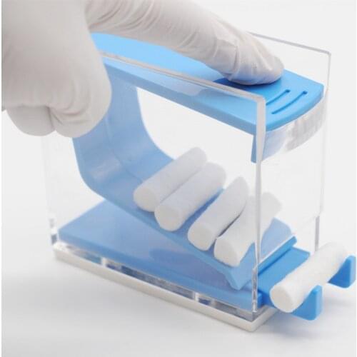 1/Pcs Dentistry Orthodontic Cotton Roll Dispenser Holder Storage Organizer For Dental Lab Tools