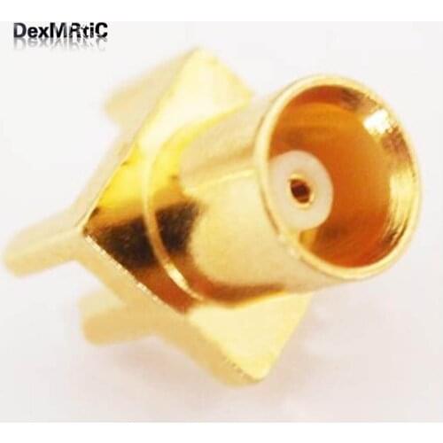 10pcs MCX female jack RF coax connector end launch PCB Mount Connector wholesale Fast Shipping