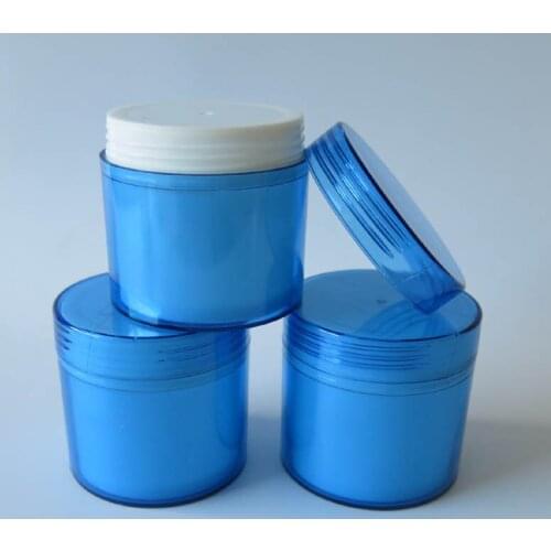 12 x 100g Blue Plastic Cream jar 100ml plastic jar cosmetic container,cosmetic packaging