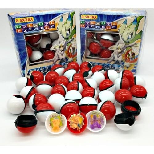 36Pcs/Set Pokeball Original Pokemon Toys Ball With Figure Collection Model Dolls For Children Birthday Gifts
