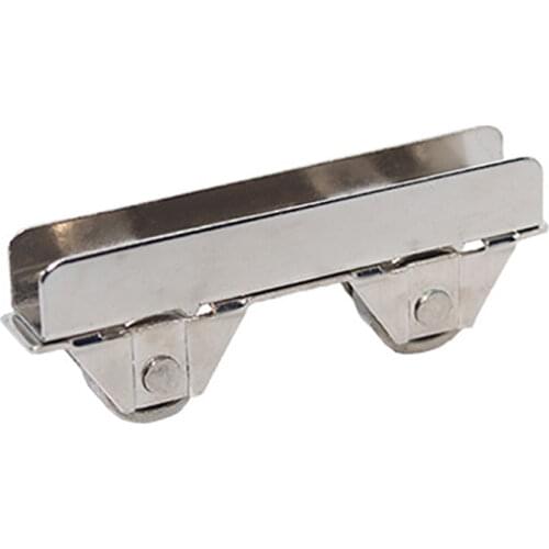 8Pcs/lots 6MM Double Wheels Door Pulley Household Furniture Glass Sliding Door Bearing Roller Wheel Hardware Door Rollers