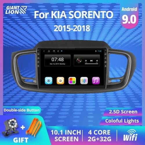 2Din Android 9.0 Car Radio For KIA Sorento 2015-2018 Car Navigation Gps Stereo Multimedia Video Player 2DIN Autoradio DVD Player