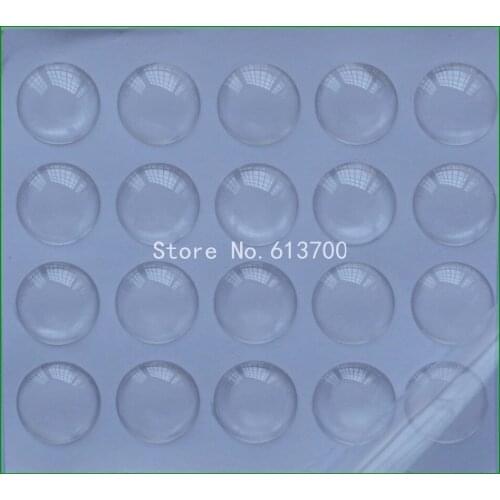 Free Shipping:10mm (3/8") Clear Round Epoxy Domes Resin Stickers Cabochon 2000 pcs per lot