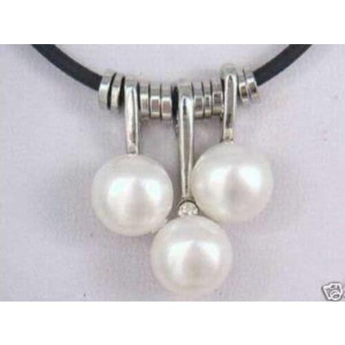 Free shipping Wholesale 7-8mm White Akoya Cultured Pearl Necklace 17"