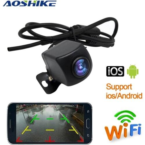 AOSHIKE Wireless Car Rear View Camera WIFI Reversing Camera Dash Cam HD 720P Night Vision for iPhone and Android 2020 Newest