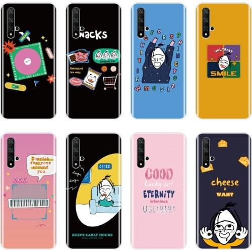 Funny Cartoon Girl Pink Phone Case For Huawei Honor 8A Pro 8S V20 Silicone Back Cover For Huawei Honor 20 Lite Pro 10i 20i Case