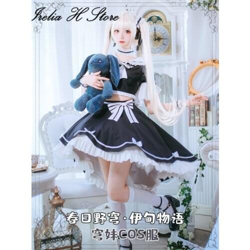 Yosuga no Sora sora Cosplay Costume Lolita Dress female