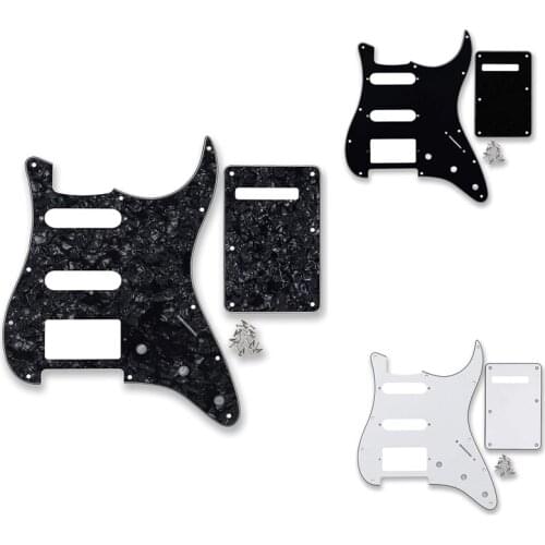 Pickguard Scratch Plate Guitar Back Plate Set for Electric Guitar Part