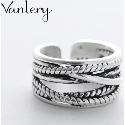 New Fashion Gothic Lines Rings For Women Wedding Rings Fashion Jewelry Ladies Accessories Boho Jewelry 2021