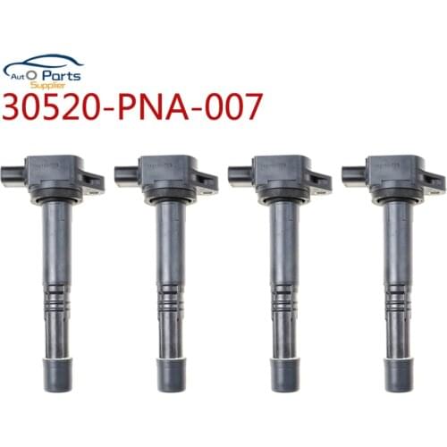 New 4pcs 30520-PNA-007 30520PNA007 Ignition coil packs For Honda Accord Civic CR-V Element Acura RSX 2.0L 2.4