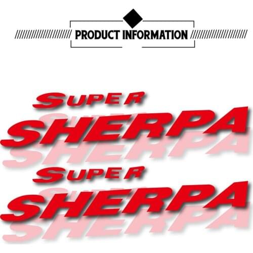 New motorcycle bicycle reflective rim logo sticker waterproof tire helmet fuel tank decoration for super shuerpa SUPER SHUERPA