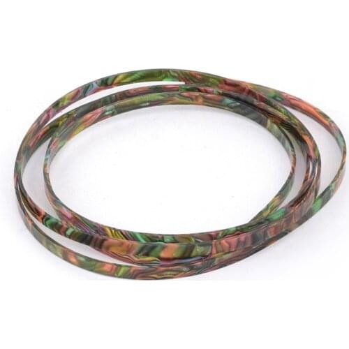 Musiclily Plastic Guitar Binding 1650*6*1.5mm, Green Pearl