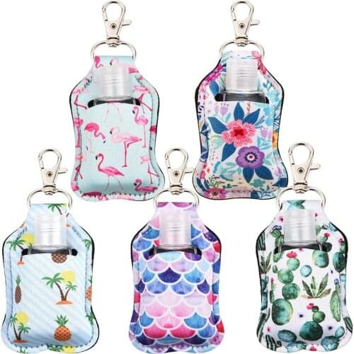 Portable Travel Bottles Hand Sanitizer Holder Leakproof Refillable Empty Bottles For Shampoo Body Wash Liquids Squeezable