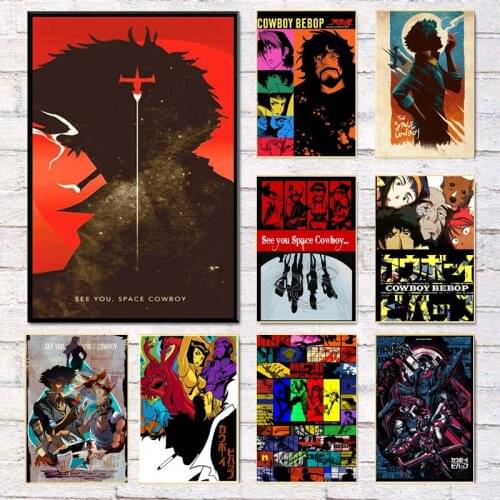 Japan Anime Posters Vintage Cowboy Posters Canvas Paintings Retro Posters and Prints Living Home Room Bar Artwork Hanging Decor