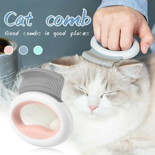 Pet Comb Short Hair Removal Massaging Shell Comb Soft Groomings Brush Hair Shedding Brush For Dog and Cat can CSV