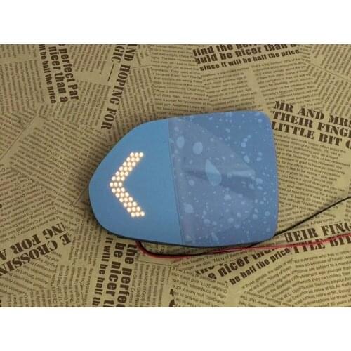 Osmrk blue rear view mirror for Audi Q7 with electric heating, dynamic side turn signal,anti-glaring , bigger vision