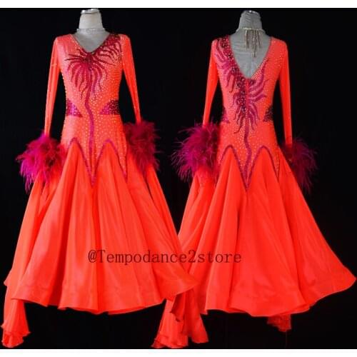 Standard Ballroom Dancing Dress Women High Quality Flamenco Waltz Stage Skirt Ballroom Competition Dance Dresses