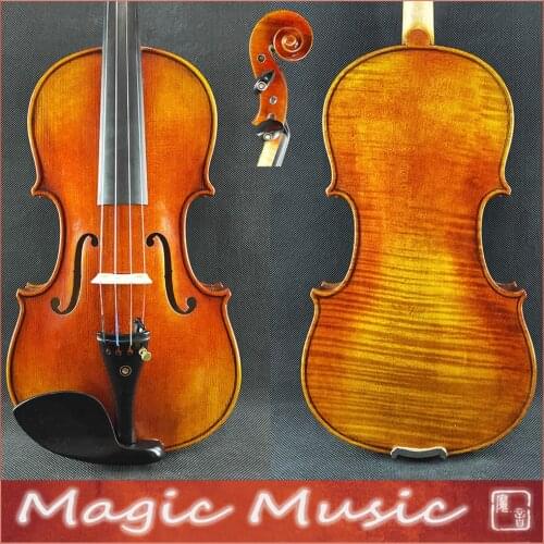 3/4 Size Violin! 18 Years Old European Spruce! Stradivarius Lord Wilton Top Violin Size 3/4, Handmade Oil Varnish