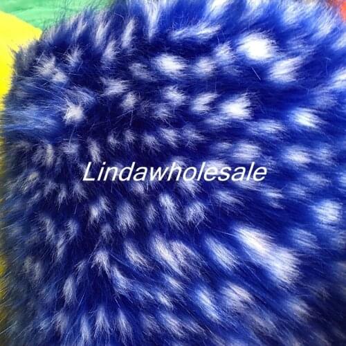 High-grade imitation fox plush fur collar background cloth carpet material,,170cm*50cm/pcs