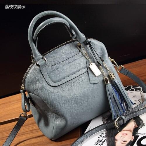 Ladies handbag shoulder shell shell large capacity Messenger bag fashion wild female bag Korean version of the bucket package