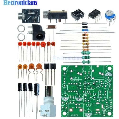 1 Set DIY RADIO 40M CW Shortwave Transmitter QRP Pixie Kit Receiver 7.023-7.026MHz Short Wave Transmitter DC 9V-14V In Stock