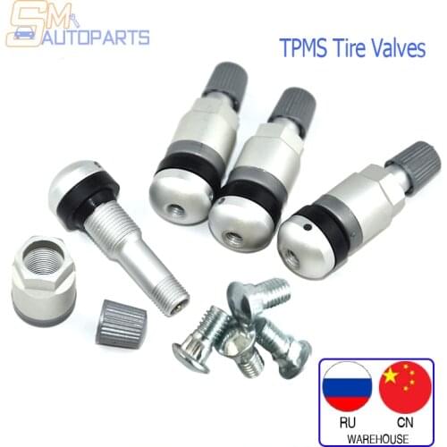 4pcs TPMS Aluminum Tyre Pressure Sensor Valve Stem for Audi Porsche Cayenne High Quality Set