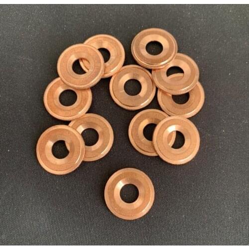 7x15mm/9x18mm EURO-III common rail injector nozzle copper pad gasket for diesel injector sealing, diesel pump repair tool parts